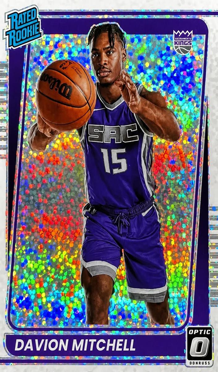 2021 Davion Mitchell [White Sparkle] #155
