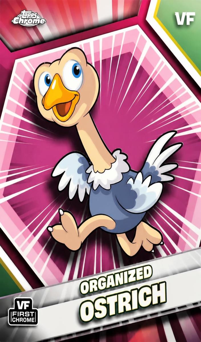 2026 Organized Ostrich [Pink Refractor] #130