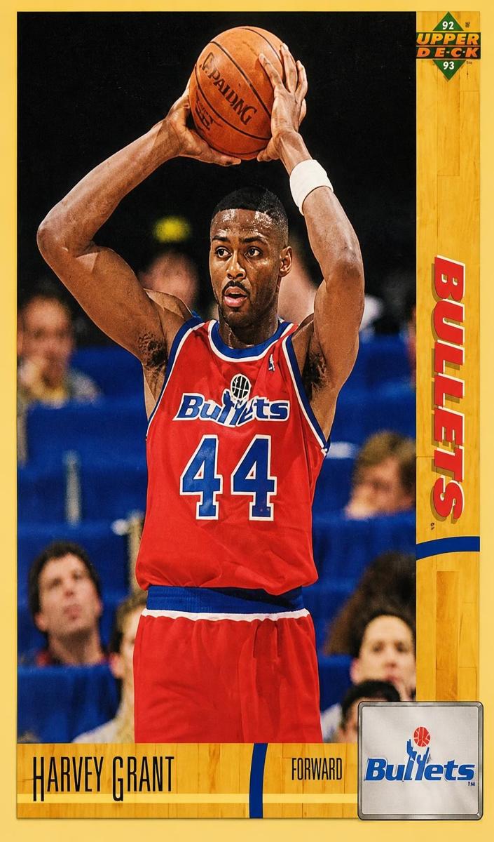 1991 Upper Deck Harvey Grant #342 card