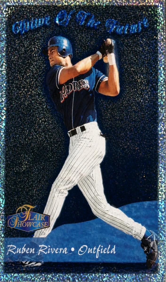 1998 Flair Showcase Ruben Rivera #6 WF card