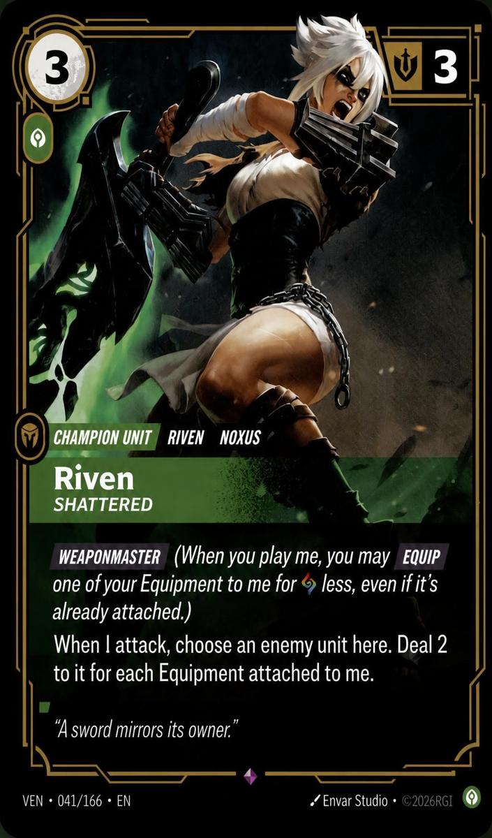 2026 Riven, Shattered [Foil] #41