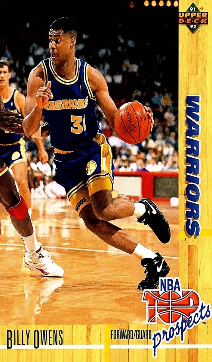 1991 Upper Deck Billy Owens #442 card