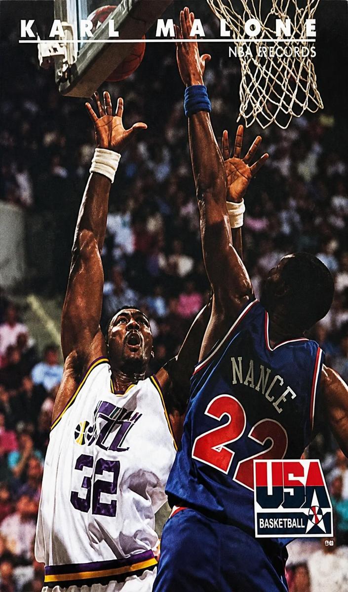 1992 Karl Malone [NBA Rebounds] #54
