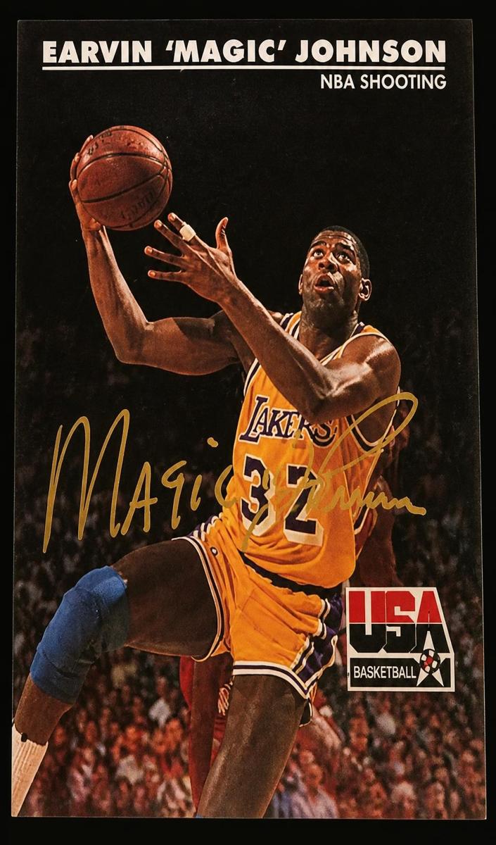 1992 Magic Johnson [Autographs] #35