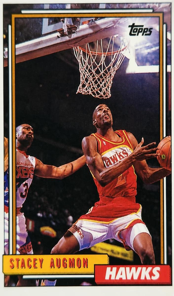 1992 Topps Stacey Augmon #97 card