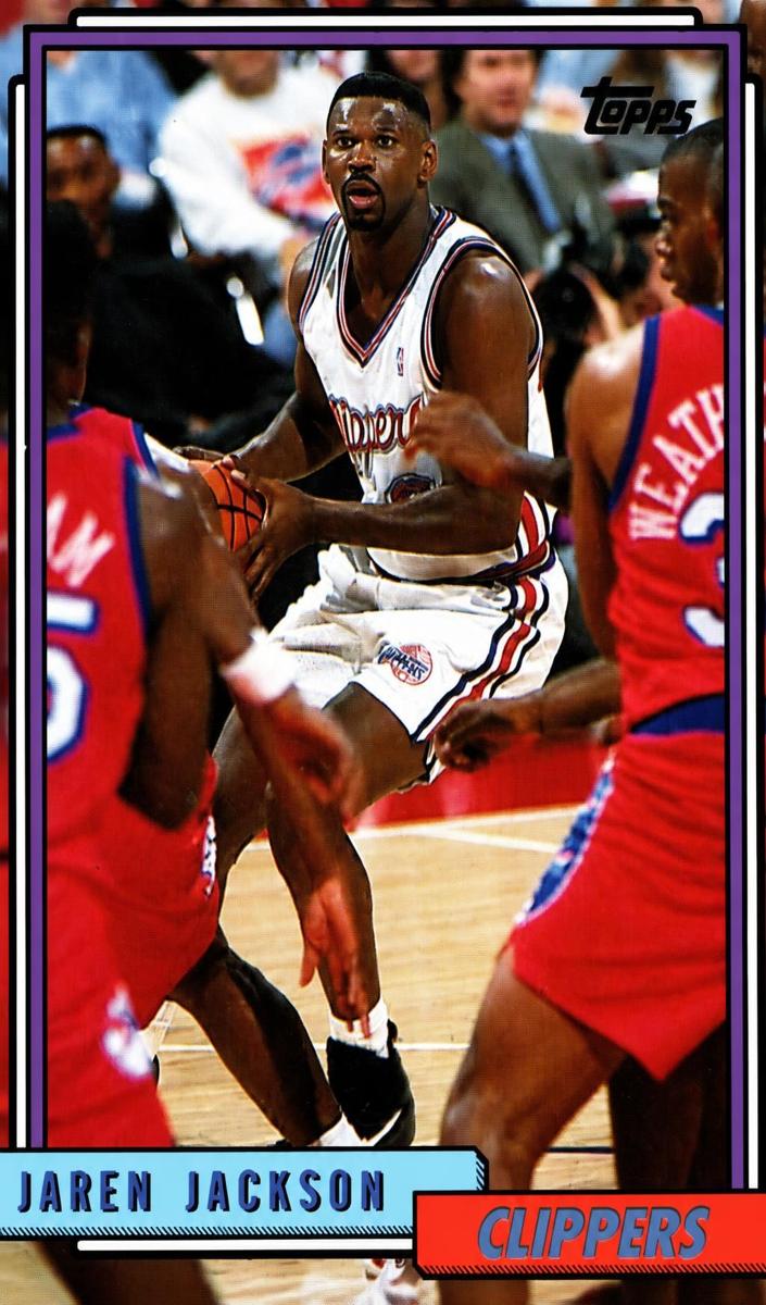 1992 Topps Jaren Jackson #358 card
