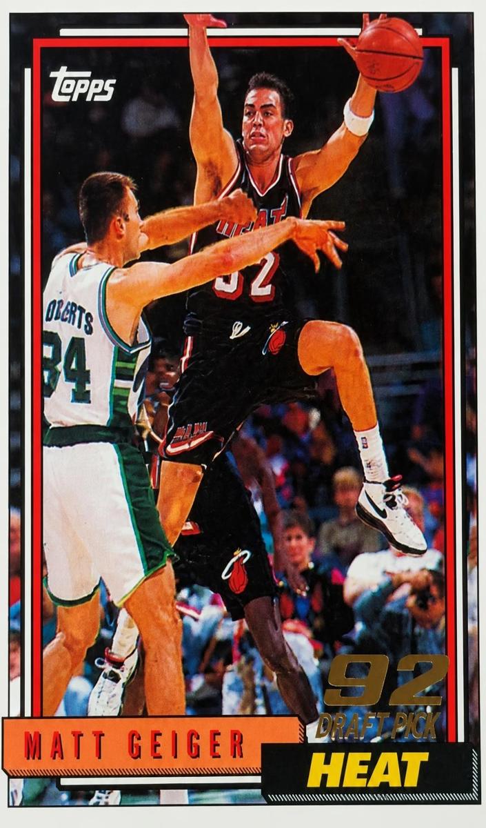 1992 Topps Matt Geiger #322 card