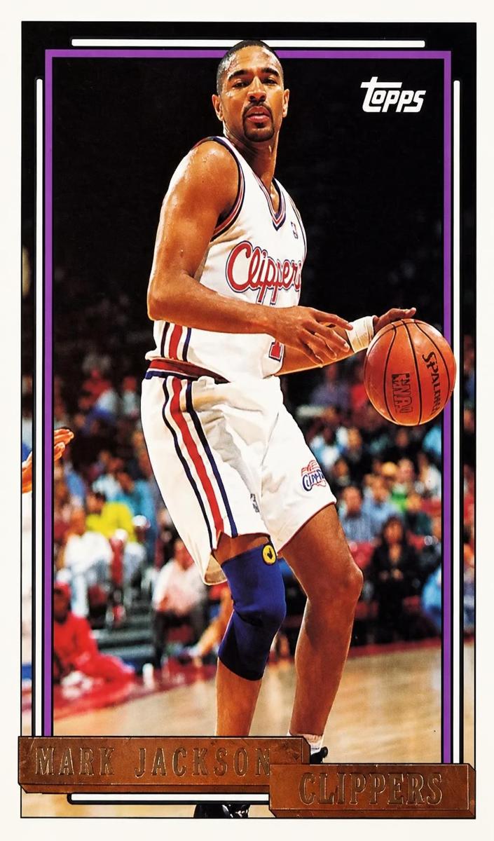 1992 Topps Mark Jackson [Gold] #325 card