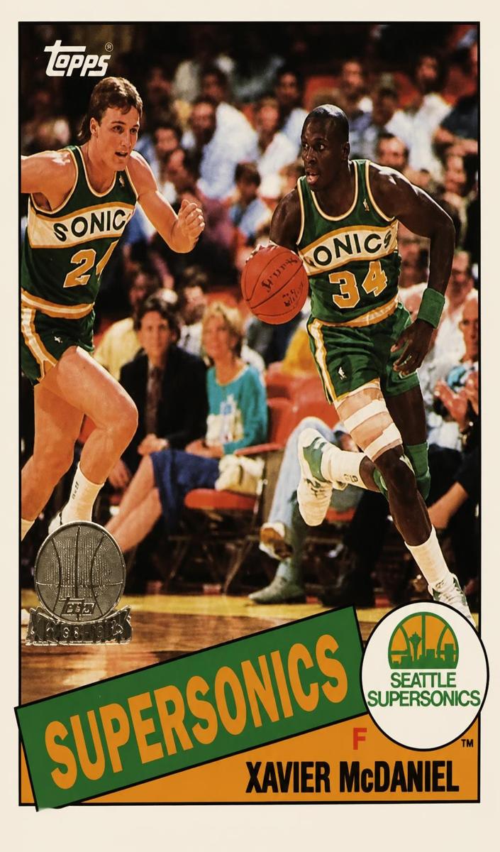 1992 Topps Archives Xavier McDaniel [Gold] #69 card