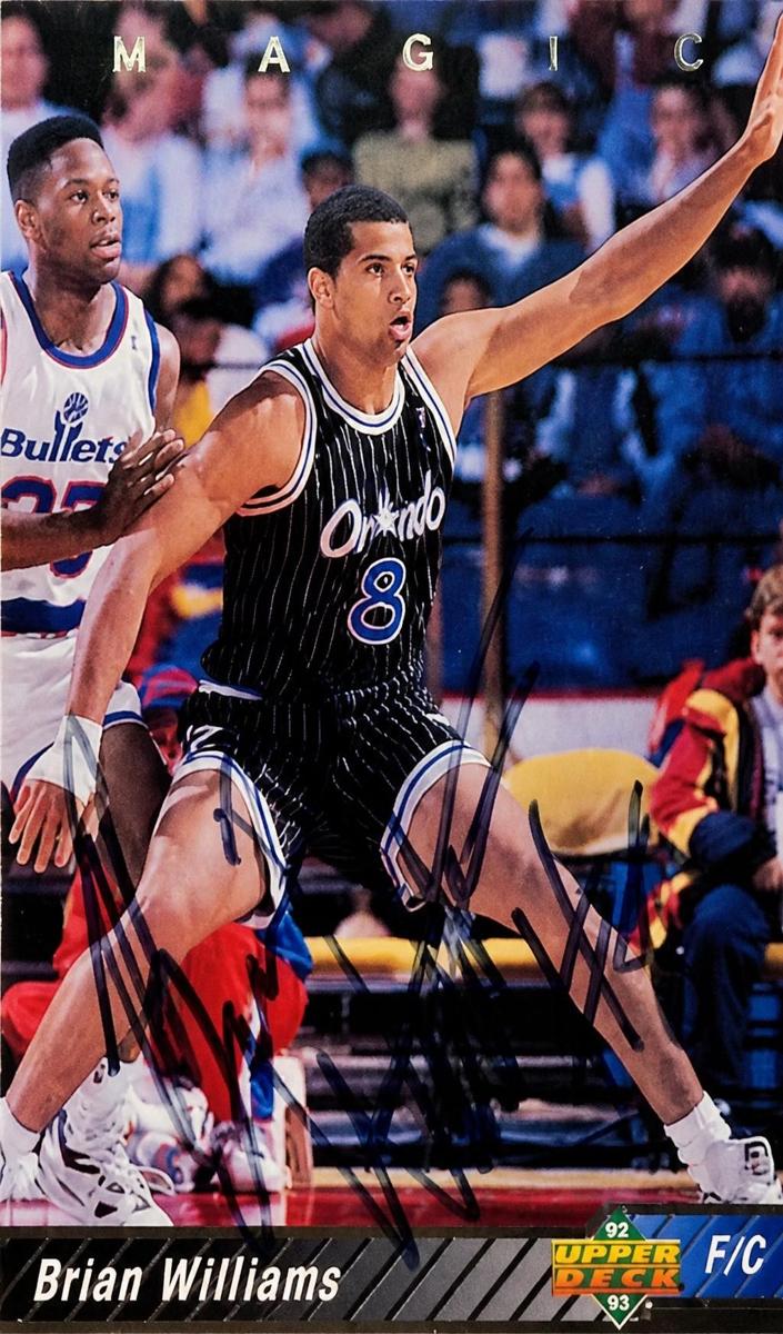 1992 Upper Deck Brian Williams #111 card
