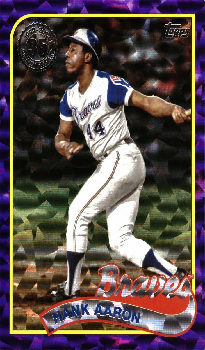 2024 Hank Aaron [Foil Purple] #89B2-2
