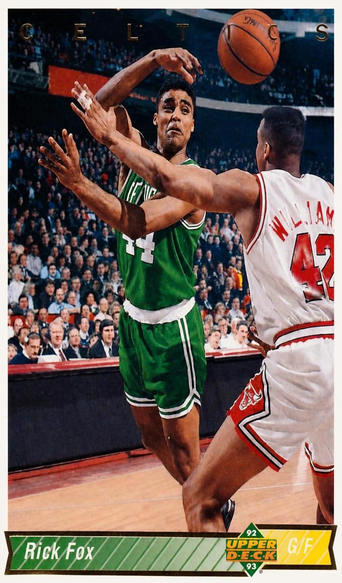 1992 Upper Deck Rick Fox #232 card