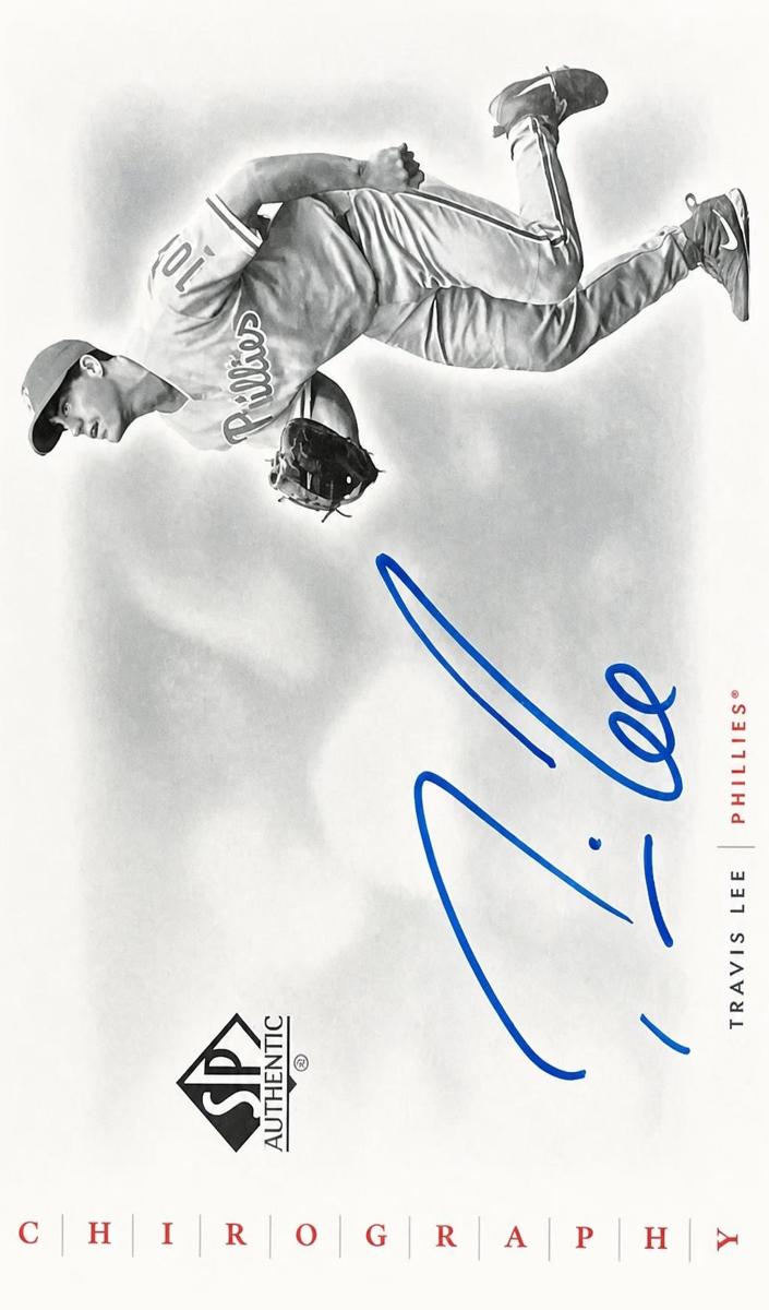 2001 SP Authentic Travis Lee #TL card