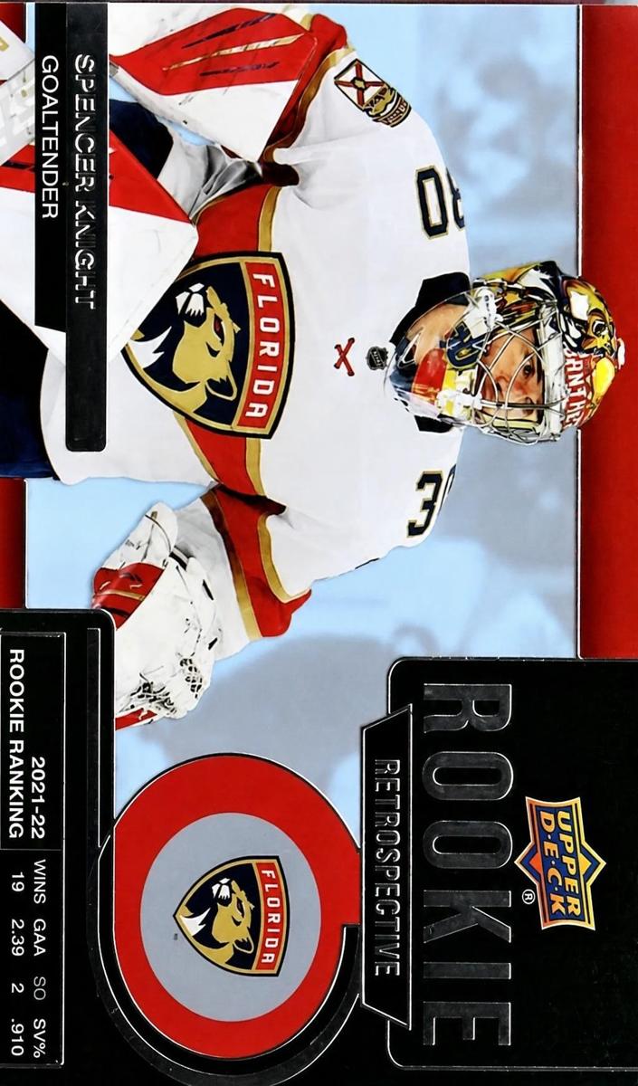 2022 Upper Deck Spencer Knight #RR-6 card