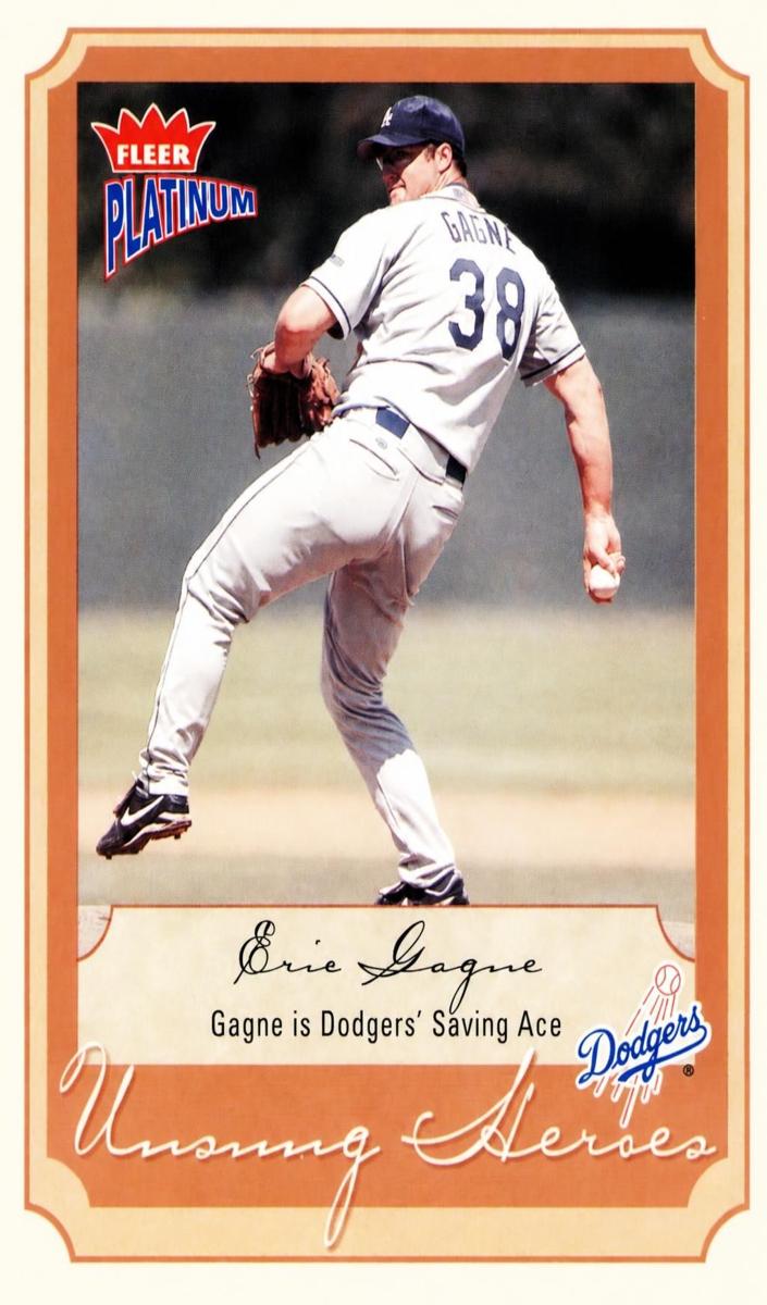2003 Fleer Platinum Eric Gagne #217 card