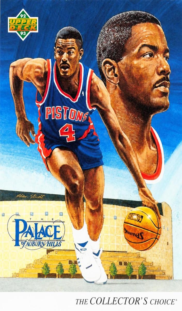 1992 Upper Deck Joe Dumars #53 card