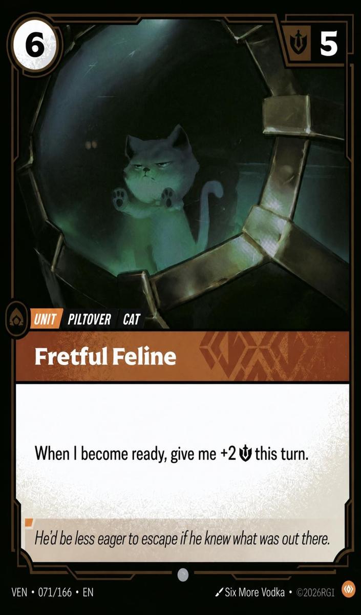 2026 Fretful Feline [Foil] #71
