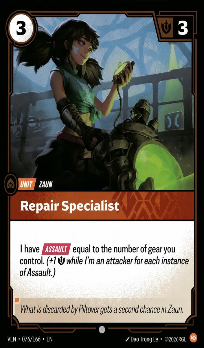 2026 Repair Specialist [Foil] #76