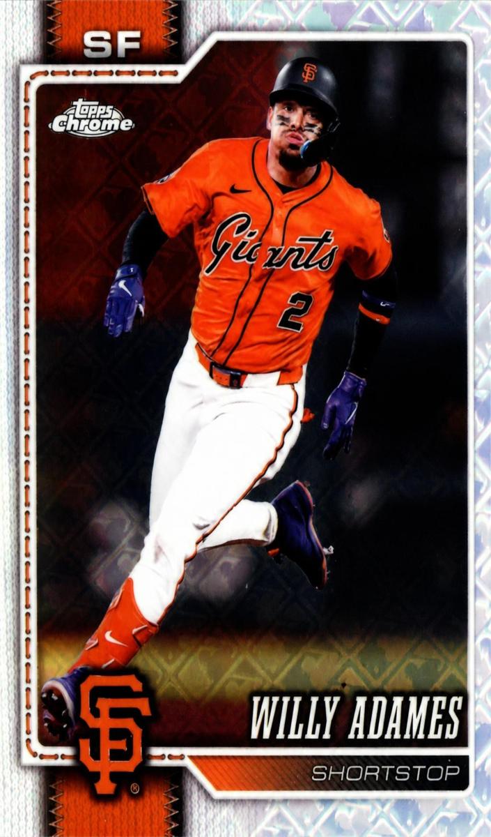 2026 Topps Chrome Logofractor Willy Adames #140 card