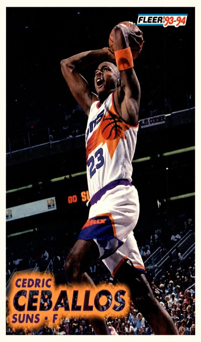 1993 Fleer Cedric Ceballos #164 card