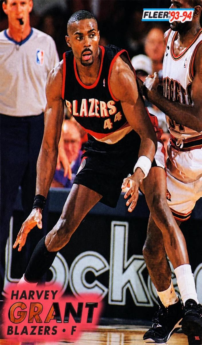 1993 Fleer Harvey Grant #363 card