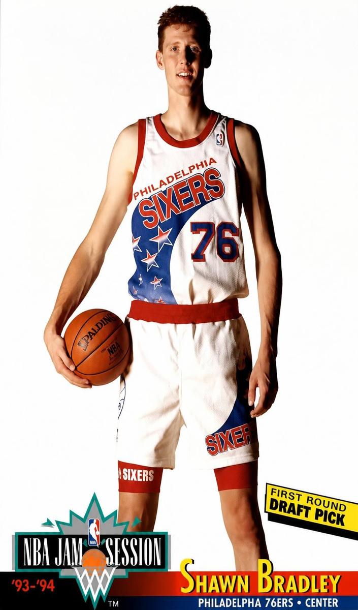 1993 Jam Session Shawn Bradley #166 card