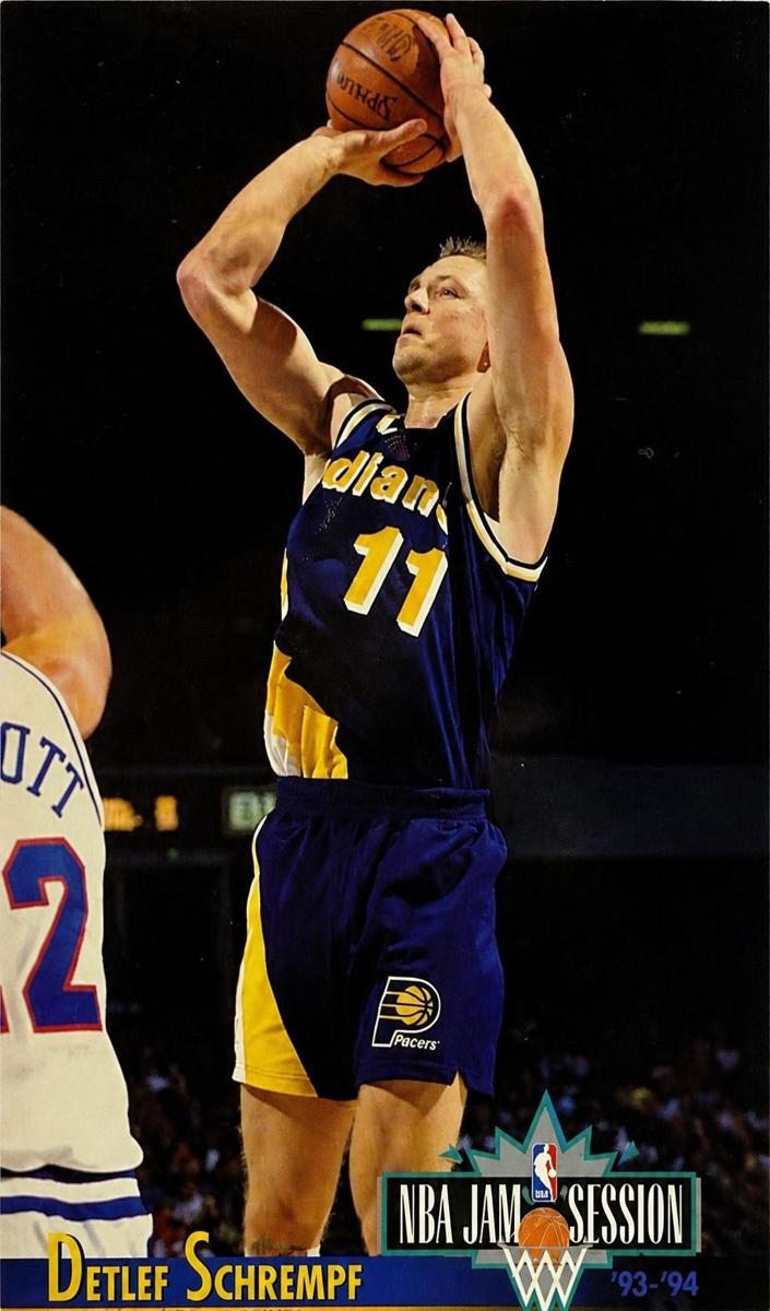 1993 Fleer Detlef Schrempf #92 card