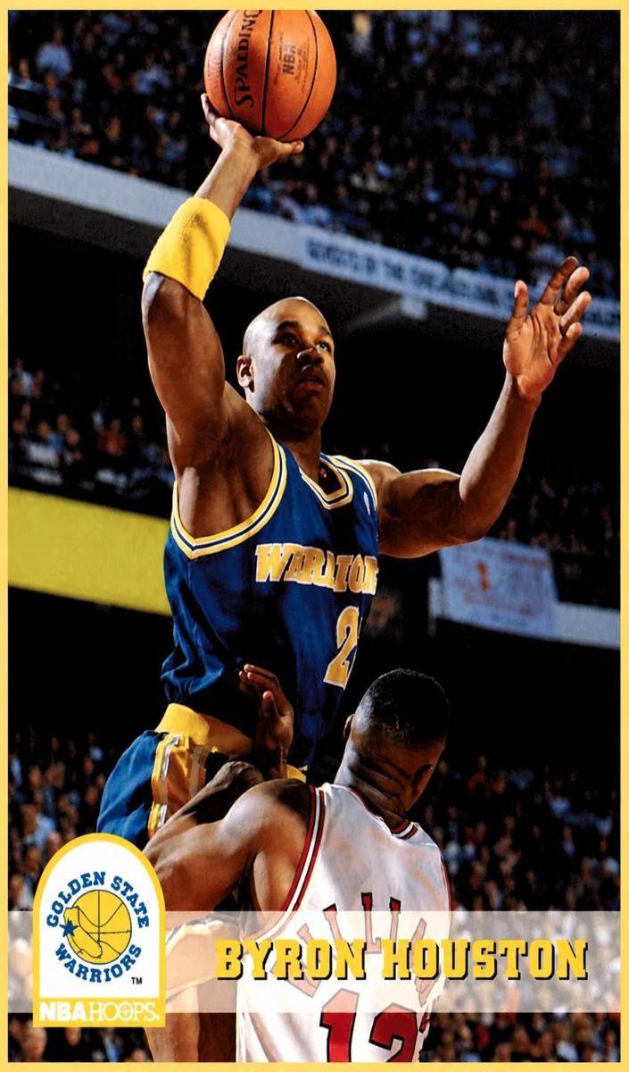 1993 Hoops Byron Houston #71 card