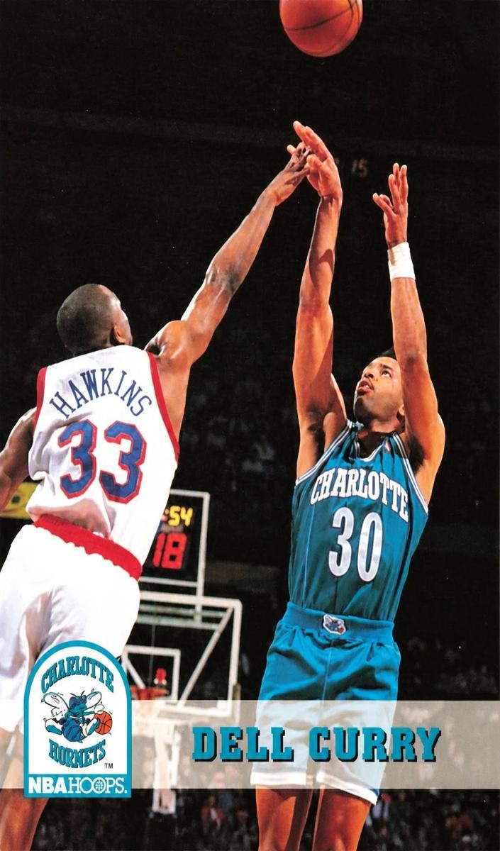 1993 Hoops Dell Curry #19 card