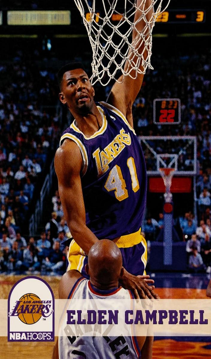 1993 Hoops Elden Campbell #104 card