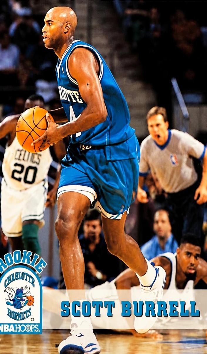 1993 Hoops Scott Burrell #307 card