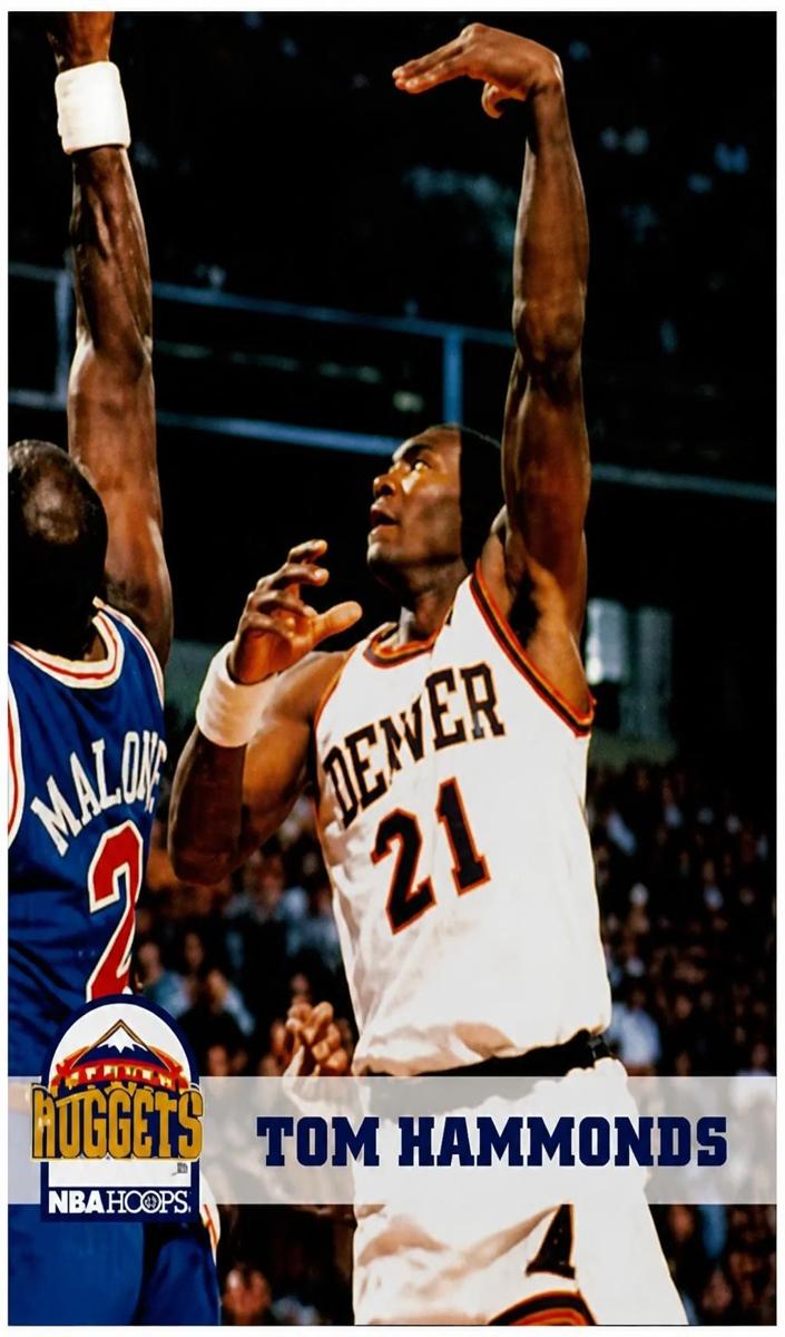 1993 Hoops Tom Hammonds #326 card