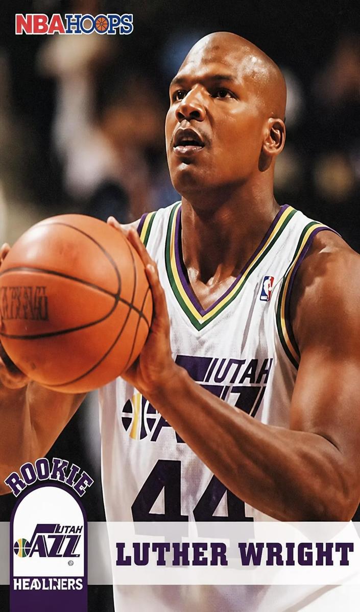 1993 Hoops Luther Wright #415 card
