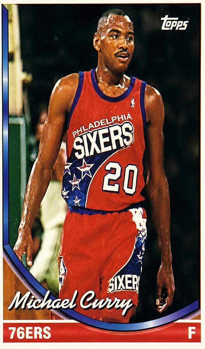 1993 Topps Michael Curry #286 card
