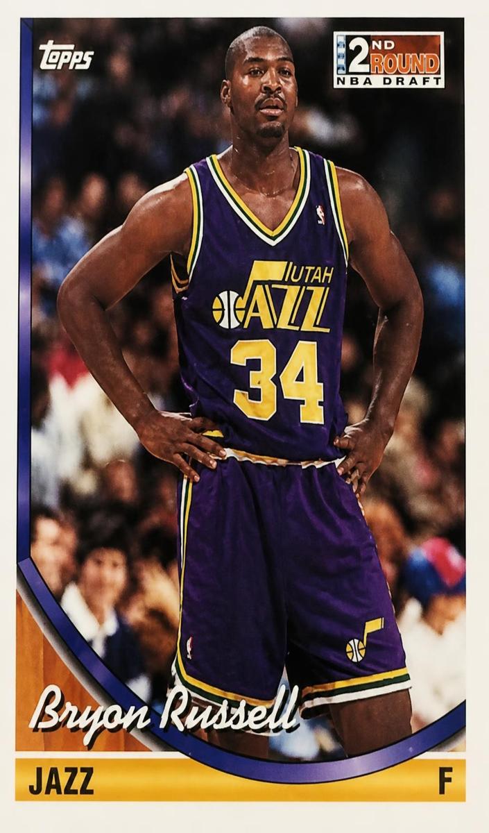 1993 Topps Bryon Russell #374 card
