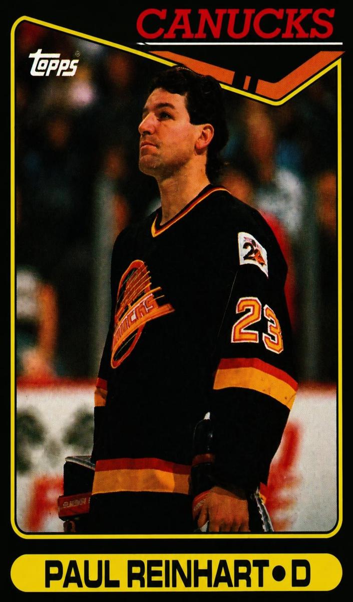 1990 Topps Paul Reinhart #293 card