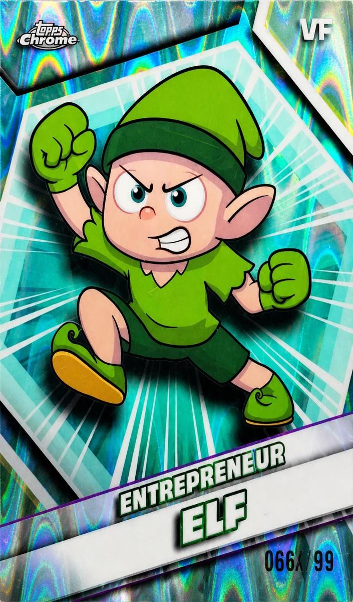 2026 Entrepreneur Elf [Aqua RayWave Refractor] #72