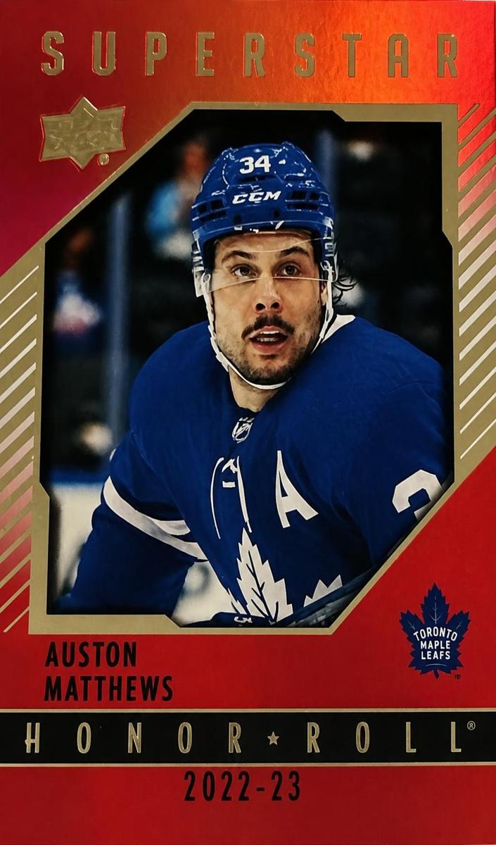 2022 Auston Matthews [Red Rainbow] #HR-5