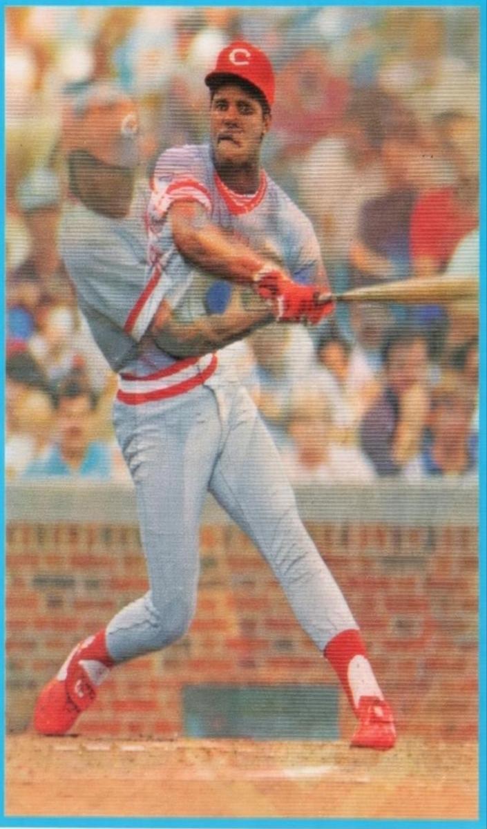 1986 Sportflics Rookies Barry Larkin #34 card