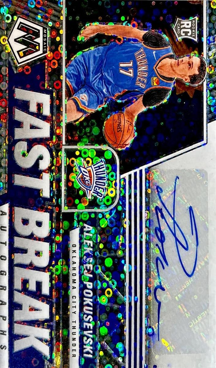 2020 Panini Mosaic Aleksej Pokusevski #61 card