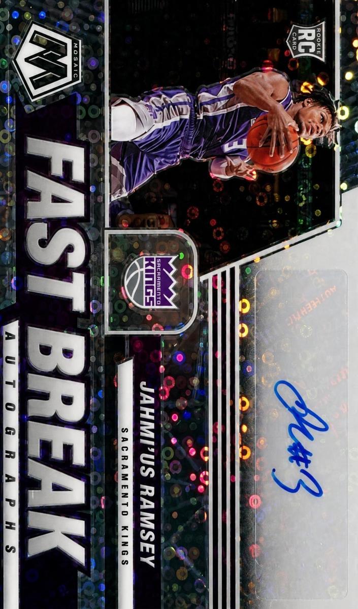 2020 Panini Mosaic Jahmi'us Ramsey #65 card