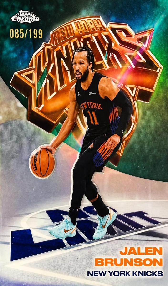 2025 Jalen Brunson [Aqua Refractor] #IP-9