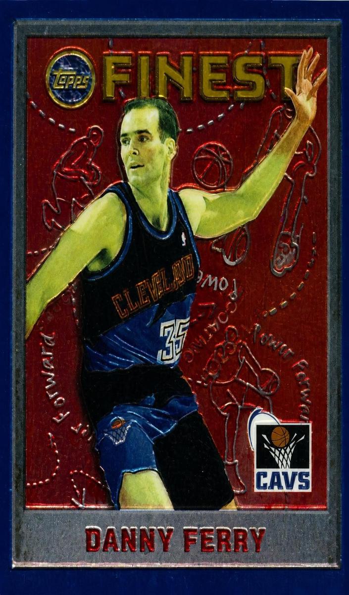 1995 Topps Finest Danny Ferry #225 card