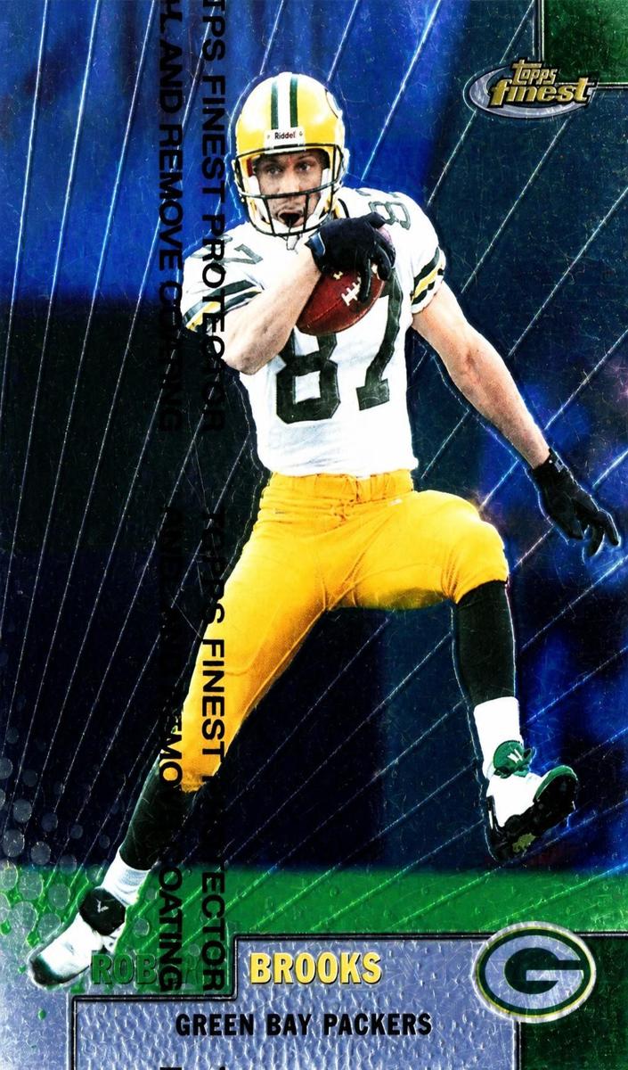 1999 Topps Finest Robert Brooks #88 card
