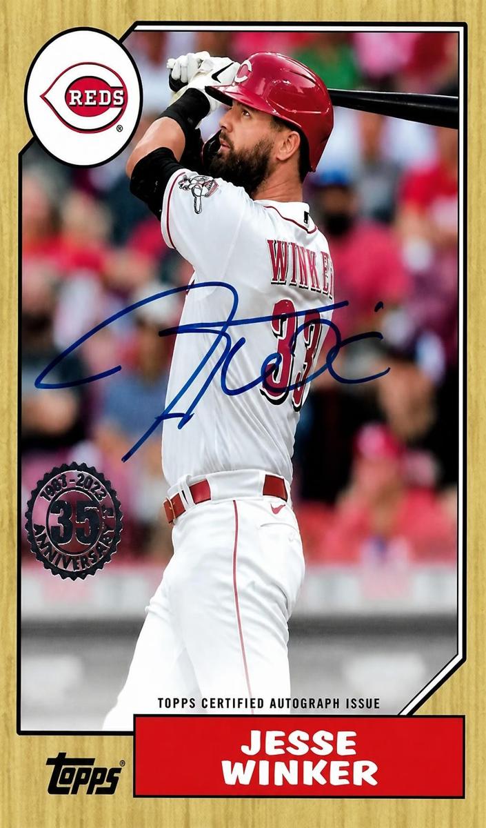 2022 Topps Jesse Winker #87BA-JWI card