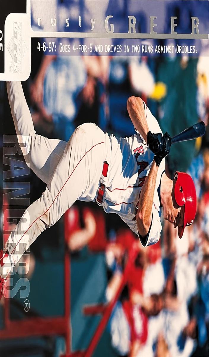 1998 Upper Deck Rusty Greer #235 card