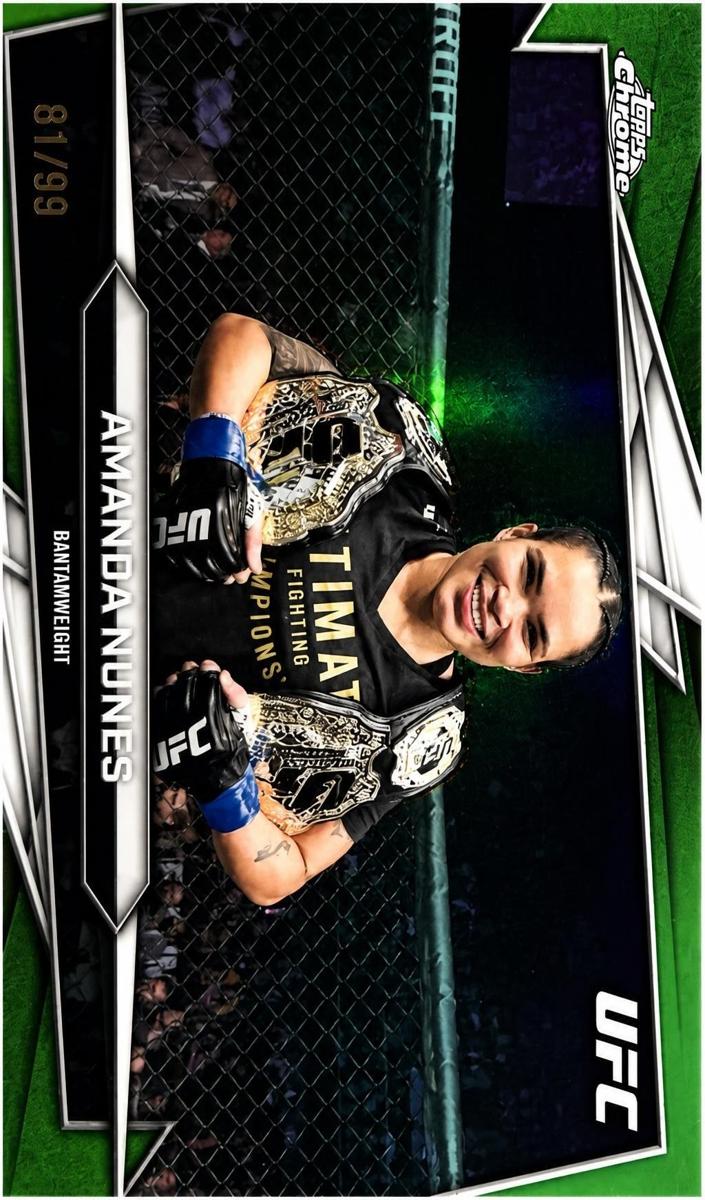 2026 Amanda Nunes [Green Refractor] #195