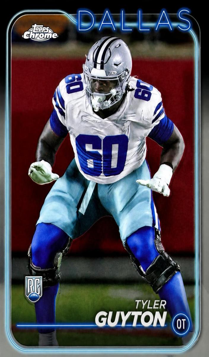 2024 Topps Chrome Tyler Guyton #299 card