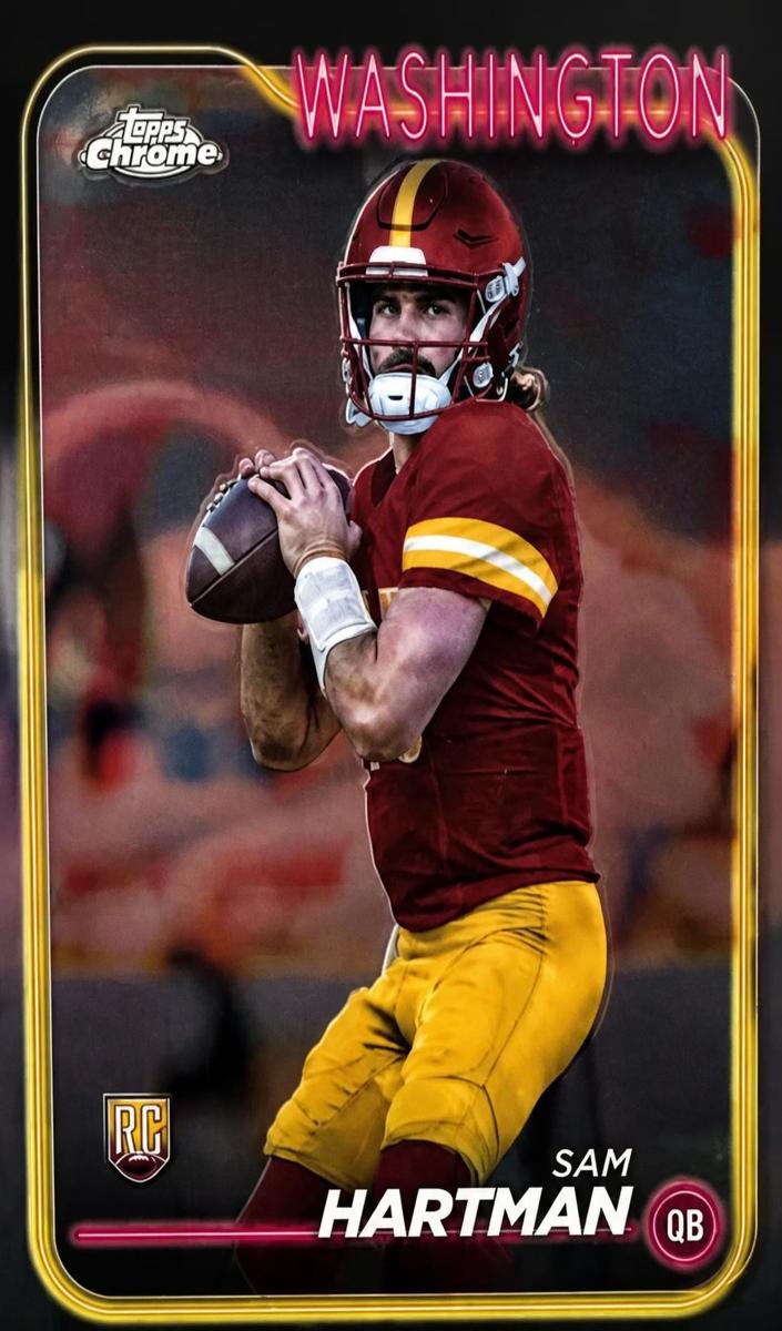 2024 Topps Chrome Sam Hartman #235 card