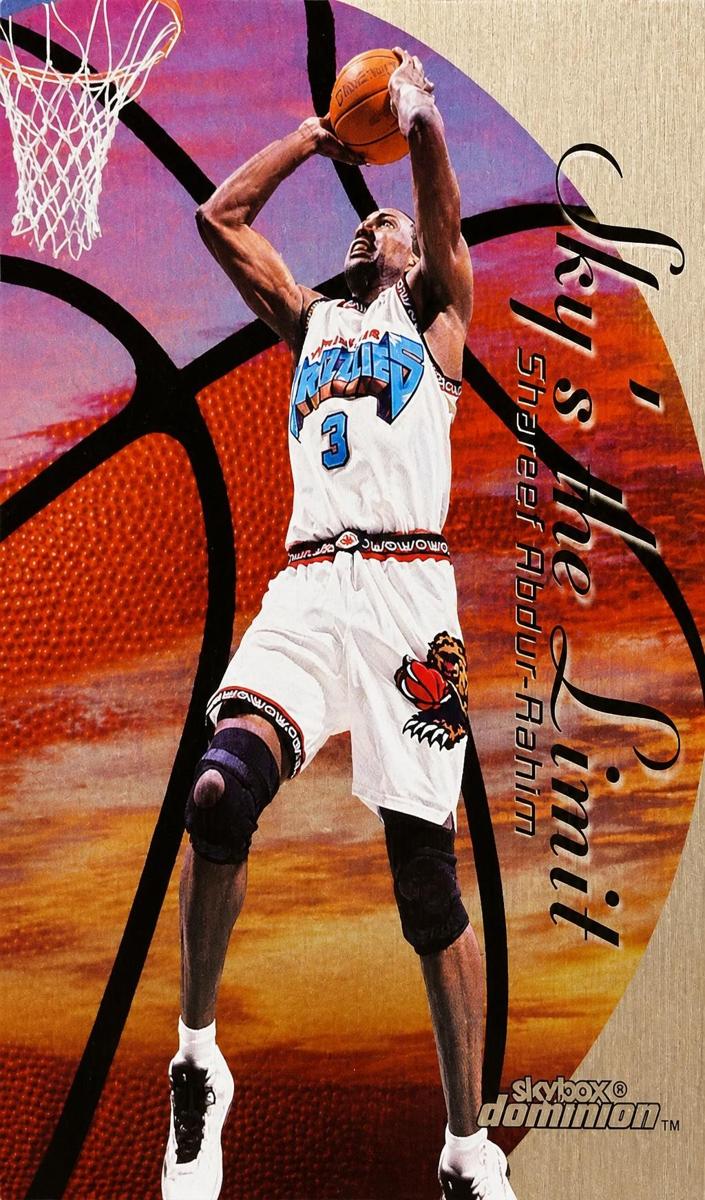 1999 Skybox Dominion Shareef Abdur-Rahim [Plus] #9 SL card